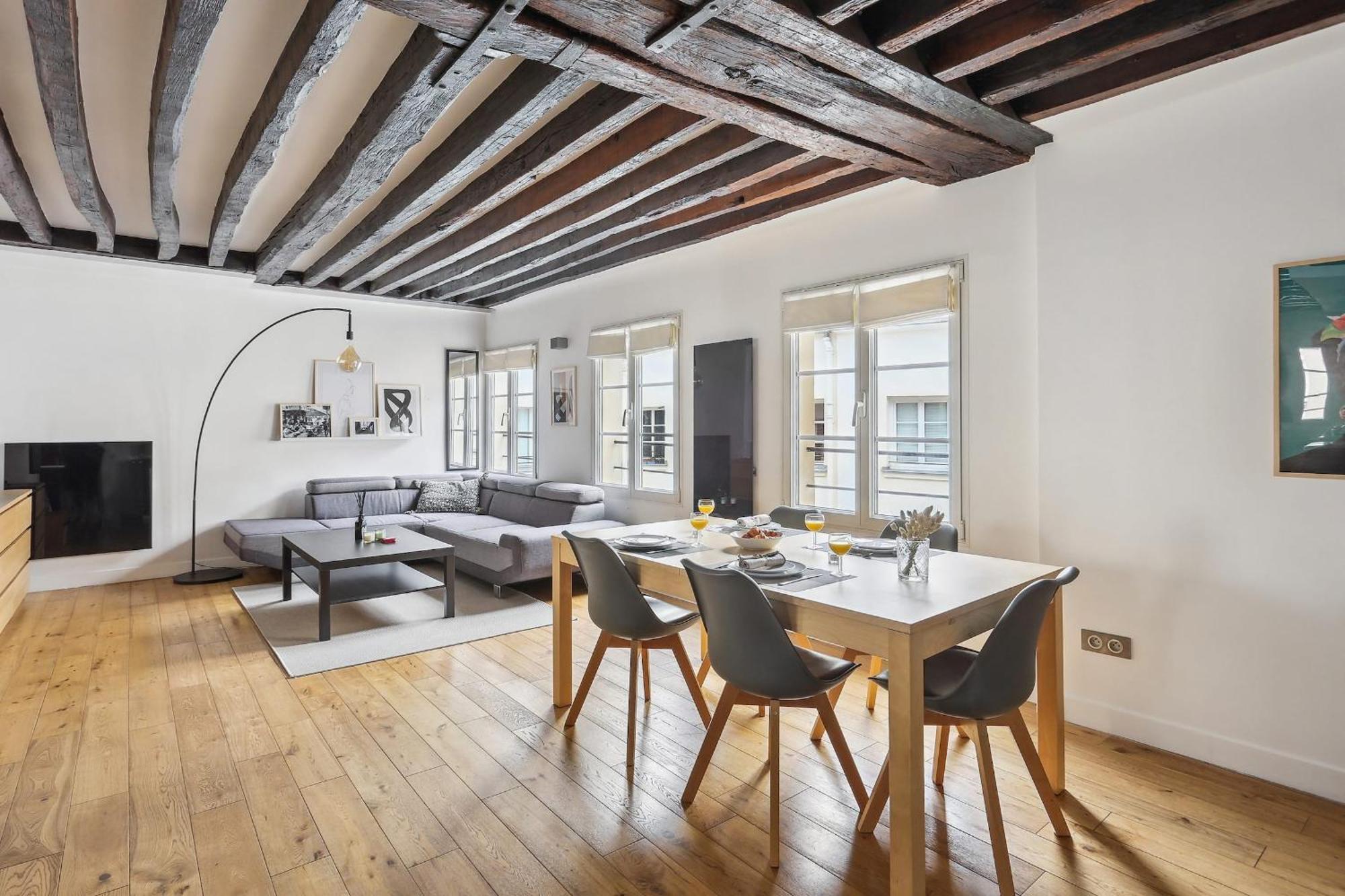 Les Halles & Le Marais - 2Br - Cityapartmentstay Párizs Kültér fotó